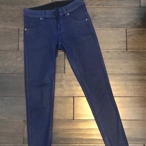 CARMAR waxed blue hot pants (25)